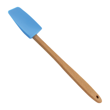 R&M Silicone Mini Spoon Spatula w/ Wood Handle - Assorted