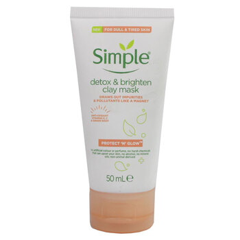 Simple 50ml Detox & Brighten Clay Mask Simple