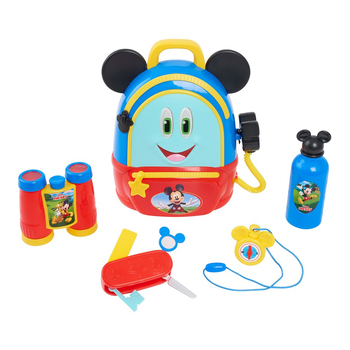 5pc Disney Junior Mickey Funhouse Adventures Backpack Kids Toy 3y+