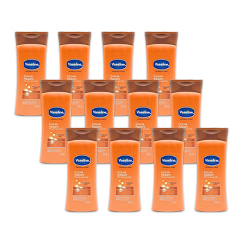 12PK Vaseline 100ml Intensive Care Cream Cocoa Radiant Body Lotion