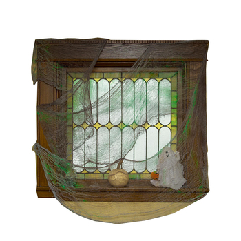 Gauze 2.4m Drape Curtain Scary Halloween Party Decor