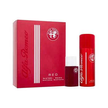 2pc Alfa Romeo Red 15ml EDT & 150ml Deodorant Spray Gift Set