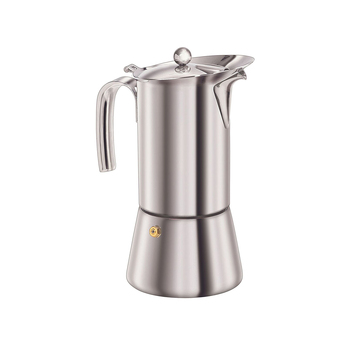 Euroline 2-Cup 500ml Stainless Steel Espresso Coffee Maker - Silver