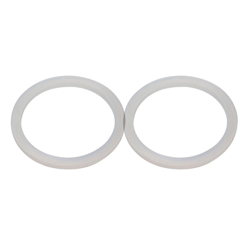 2x Euroline 10-Cup Replacement Gasket for 3952 Coffee Maker - White