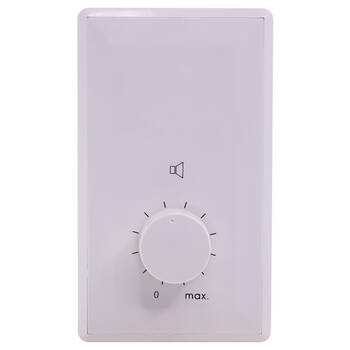 Pro2 100V/100W PA Volume Control Plate For Audio Speaker 149x87mm White