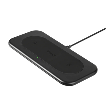 3sixT Dual 15W Qi Wireless Charger For iPhone/Samsung - Black