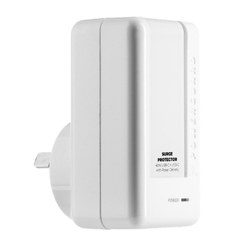 3sixT PowerGuard 40W Dual USB-C Phone Wall Charger - White