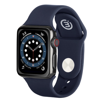 3sixT Silicone Band For Apple Watch 38/40mm Navy Blue