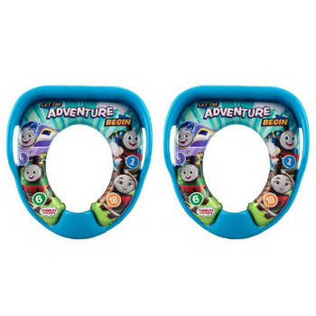 2PK Thomas & Friends Soft Potty Seat 32.5cm Kids Toilet Training 24m+