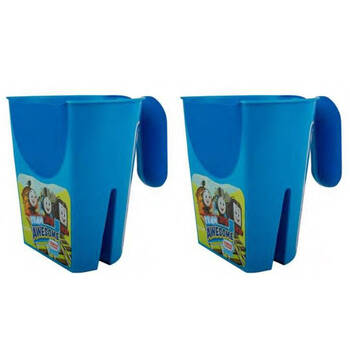2PK Thomas & Friends Shampoo Rinser Container Kids Washing Bath Accessory Blue