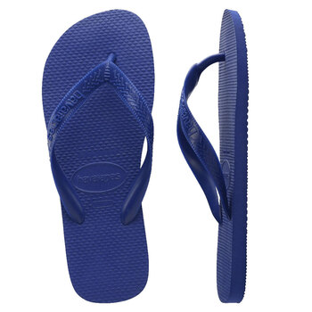 Havaianas Top Marinho Navy Blue Mens/Womens Thongs Size BR 37/38 US 7/8W 6/7M