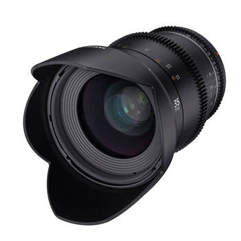 Samyang 35mm T1.5 MK2 VDSLR Lens For Canon EF Full Frame - Black