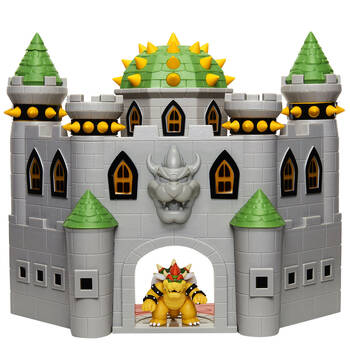 Nintendo Super Mario Bowser Castle Action Figures Playset 2.5inch