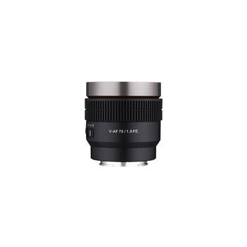 Samyang 75mm T1.9 V-AF Camera Lens for Sony FE Full Frame Black