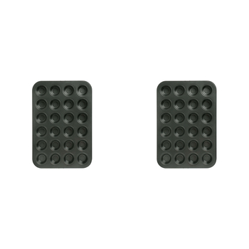 2PK Wiltshire Easybake 24 Cup Mini Muffin/Cupcake Pan Baking Tray