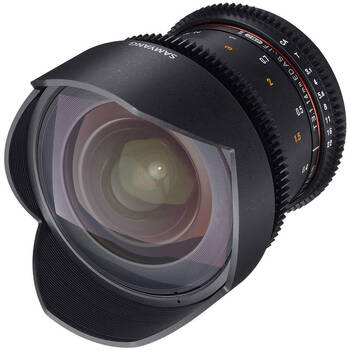 Samyang 14mm T3.1 MK2 VDSLR Lens For Fuji X Full Frame - Black
