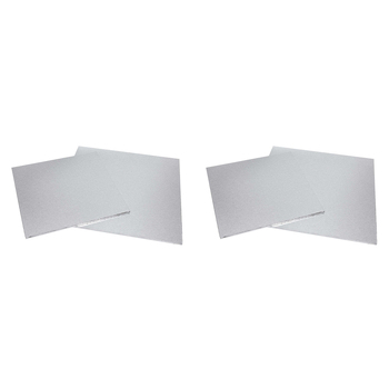 2 x 2pc Wiltshire Square Reusable Foil Finish Cake Display Boards