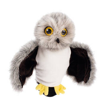 Beleduc Hand Puppet Owl Storytelling Tool Grey Kids/Children - 3y+