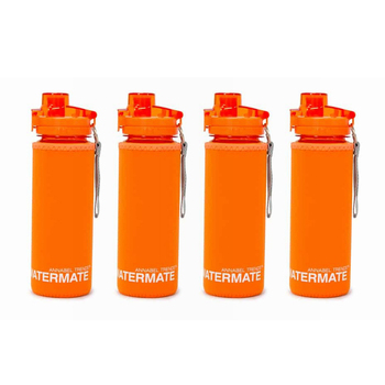 4PK Annabel Trends Watermate Neoprene Drink Bottle Cover - Orange