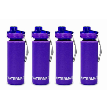 4PK Annabel Trends Watermate Neoprene Drink Bottle Cover - Purple