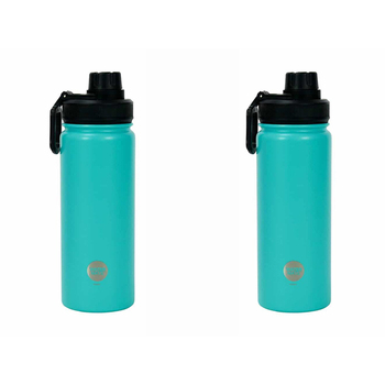 2PK Annabel Trends Watermate 550ml Stainless Steel Bottle Jade