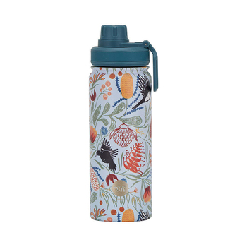 Annabel Trends Watermate 550ml Stainless Steel Bottle Magpie Floral