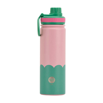 Annabel Trends Watermate Wave 600ml Stainless Steel Bottle Musk Green