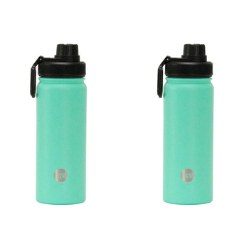 2PK Annabel Trends Watermate 550ml Stainless Steel Bottle Mint