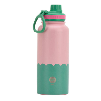 Annabel Trends Watermate Wave 1000ml Stainless Steel Bottle Musk Green