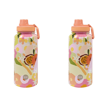 2PK Annabel Trends Watermate 950ml Stainless Steel Bottle Tutti Fruitti
