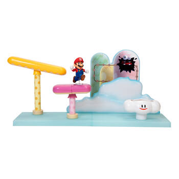 7pc Nintendo Super Mario 2.5 In Cloud Figure Toy Playset Kids 3y+