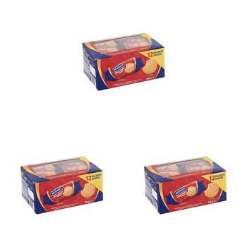 3x 12pc McVitie’s Digestives Mini Biscuits Multipack Kids Lunchbox Snack Pack 