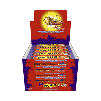 25pc Cadbury 67g Picnic Twin Pack Chocolate Bar