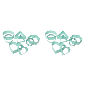 2 x 8pc Wiltshire Creative Shaped Cookie/Biscuit Cutters