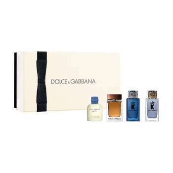 4pc Dolce & Gabbana Men Light Blue 4.5ml EDT The One 5ml EDT K 5ml EDP & EDT 