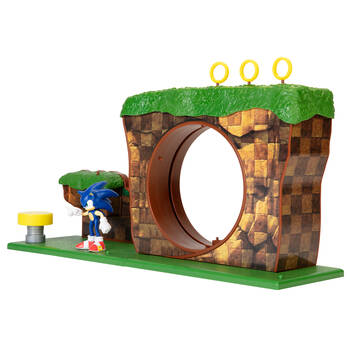 Sonic The Hedgehog Green Hill Zone Playset Kids 3y+