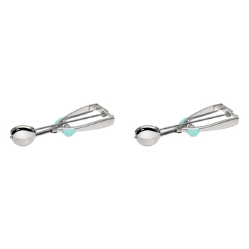 2PK Wiltshire Stainless Steel/Silicone Cookie Dough Scooper 6cm