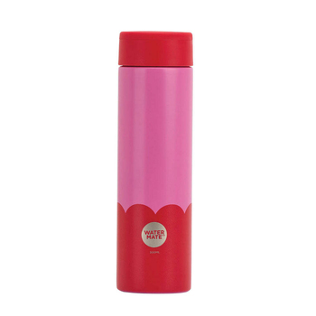 Annabel Trends Stainless Steel Wave 300ml Mini Bottle - Pink Red