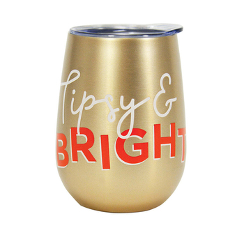 Annabel Trends 295ml Stainless Steel Wine Tumbler - Tipsy