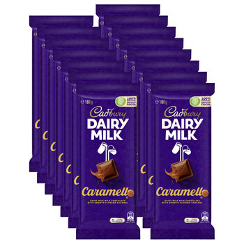 15pc Cadbury Dairy Milk Caramello 180g Chocolate Confectionery