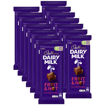 14pc Cadbury Dairy Milk Fruit And Nut 180g Chocolate Confectionery