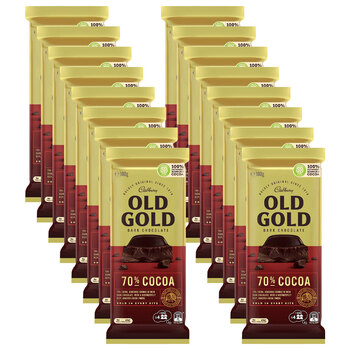 16pc Cadbury Old Gold  70% 180g Chocolate Confectionery