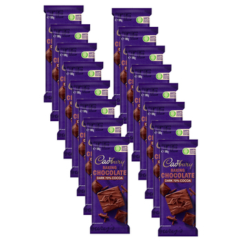 16pc 180gCadbury Baking Dark Chocolate  70% Kitchen Cooking