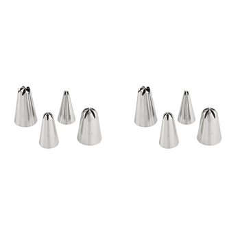 2 x 4pc Wiltshire Cake Decorating Flower Piping Tip Nozzles