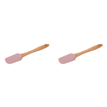 2PK Wiltshire Wooden Handle Silicone Spatula Kitchen Tool