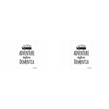 2PK Annabel Trends Cotton Tea Towel Adventure B4 Dementia 50x70cm