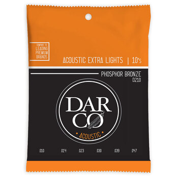 Martin Guitar D210 Darco Acoustic String 80/20 Phosphor Bronze Extra Light
