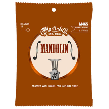 Martin Guitar M465 Retro Mandorin Monel Strings 80/20 Bronze Medium