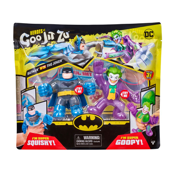 2pc Heroes Of Goo Jit Zu DC Versus Pack Batman/The Joker Kids Toy 4y+