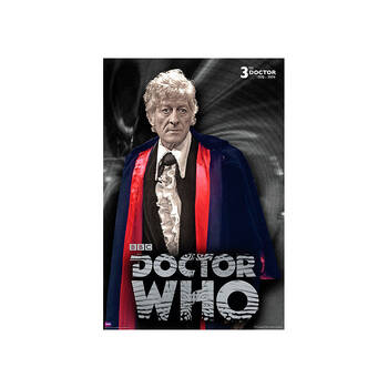 BBC Doctor Who The 3rd Doctor 1970-74 Poster 91.5x61cm